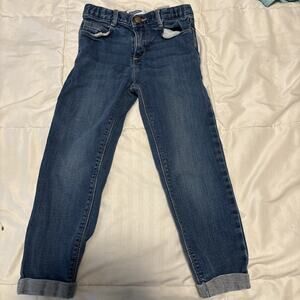 Old Navy Boyfriend Denim Pants Blue 5T Adjustable Waist